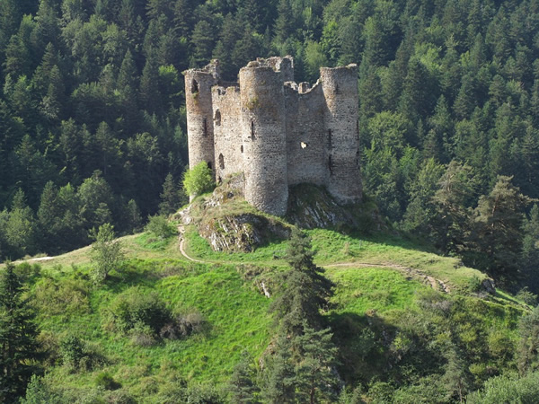 Volunteer in France and help restore a castle, sometimes on hilltops hills deep in a forest.