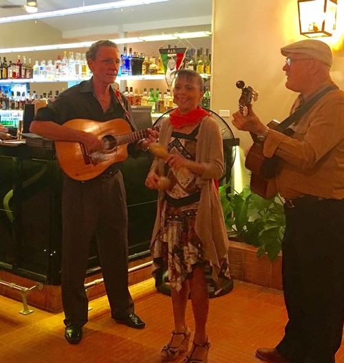 Dinner in Miramar with great musical entertainment in Havana, Cuba