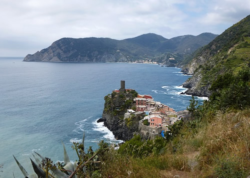 View of Amalfi Coast in Italy.