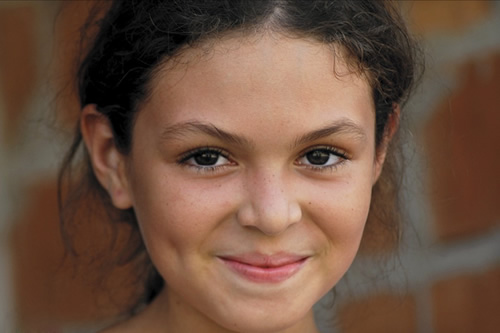 An Ecuadorian girl.