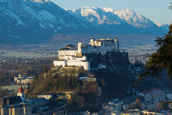 The spectacular old town of Salzburg