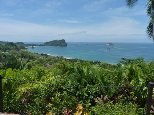 Lush landscape in Costa Rica