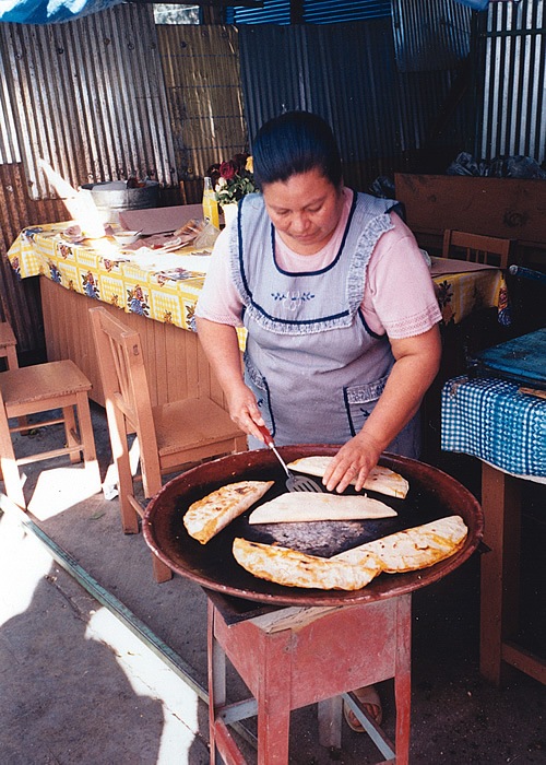 Cooking in Oaxaca, Mexico