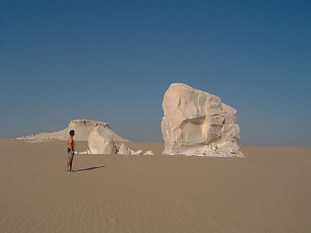 Rock formations in Egyptian desert