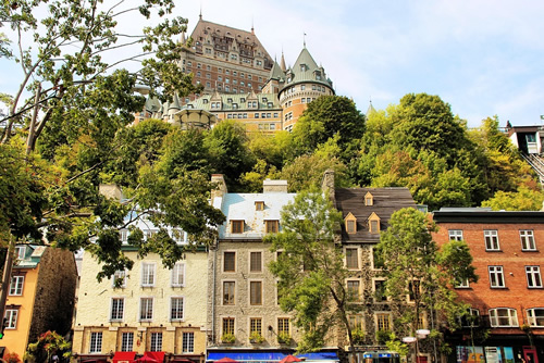 A view of old Quebec city