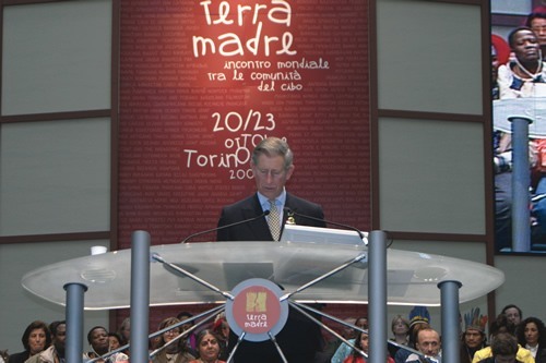 Prince Charles Speaking at Terra Madre