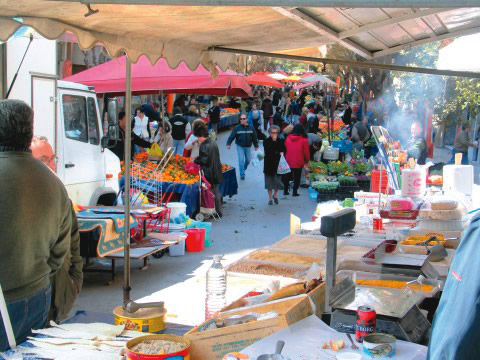 Athens farmer's market