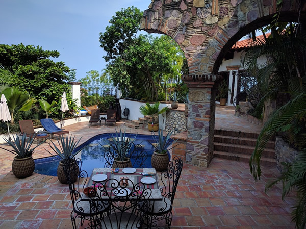 Expat's house with a pool in Puerto Vallarta, Mexico.