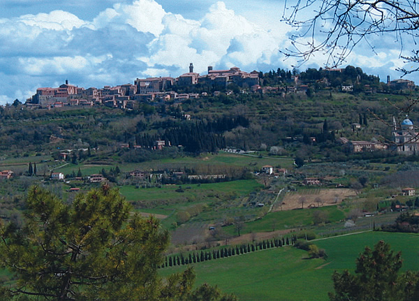 Village of Panicale, Italy in Tuscany