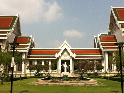 Buildings on the campus of Chulalongkorn University in Bangkok