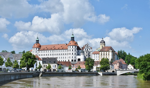 Neuberg on the Danube in Bavaria, Germany