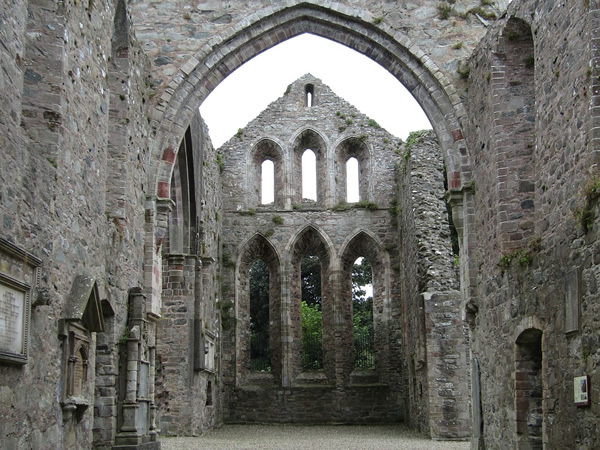 Grey Abbey in Northern Ireland