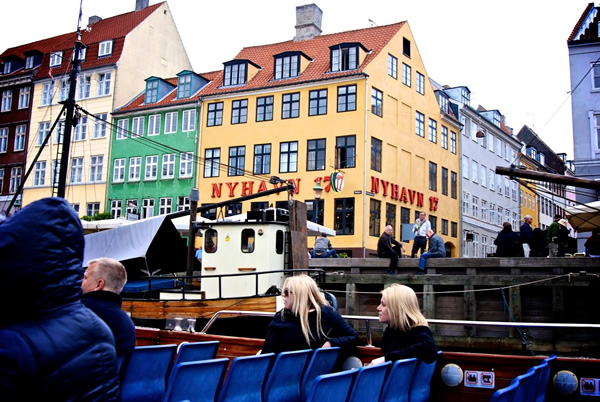 Canal tour in Copenhagen, Denmark