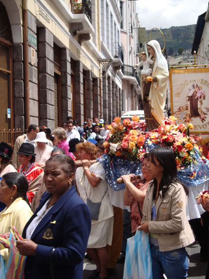 Language Learning: Street Parade in Quito