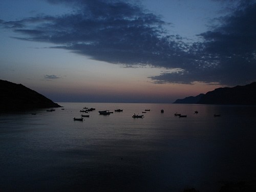 Bay of Mochlos in Greece.