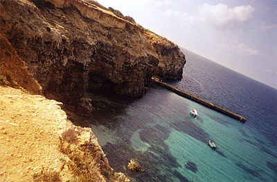 Coastal cliffs of Malta