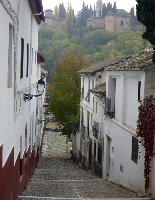 View of Alhambra from street