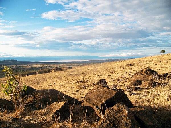 A boma (village) in the Ngorongoro Conservation Area in Tanzania.