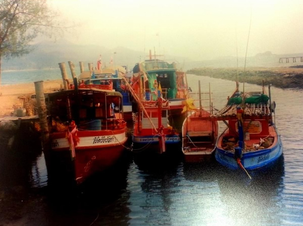 Thailand Ko Samed fishing boats