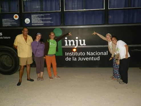 The INJU team and I during the summer project