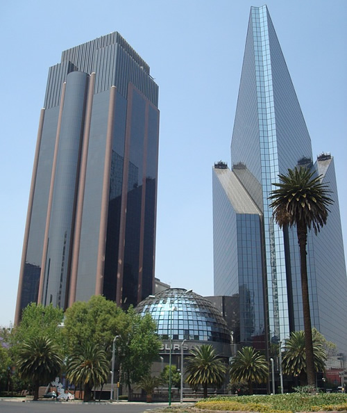 Skyscrapers in Mexico City
