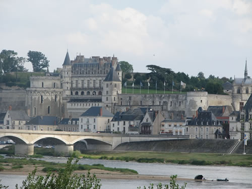 Ambroise Castle in the Loire, France